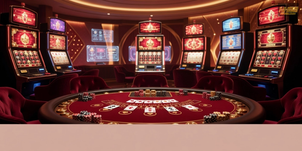 Hình ảnh Empire NH88 với bàn chơi blackjack sôi động và phần thưởng hấp dẫn