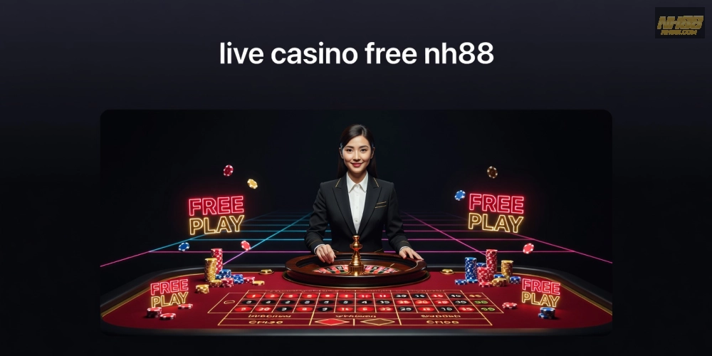 Khám phá khái niệm live casino free nh88 qua hình ảnh minh họa sống động và chuyên nghiệp